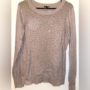 Express rhinestone sweater